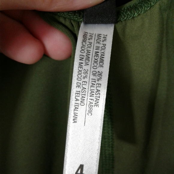 NWOT Everthing But Water Olive Halter One Piece - Picture 5 of 7